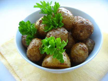 Nuotrauka: Bulvės su rozmarinais